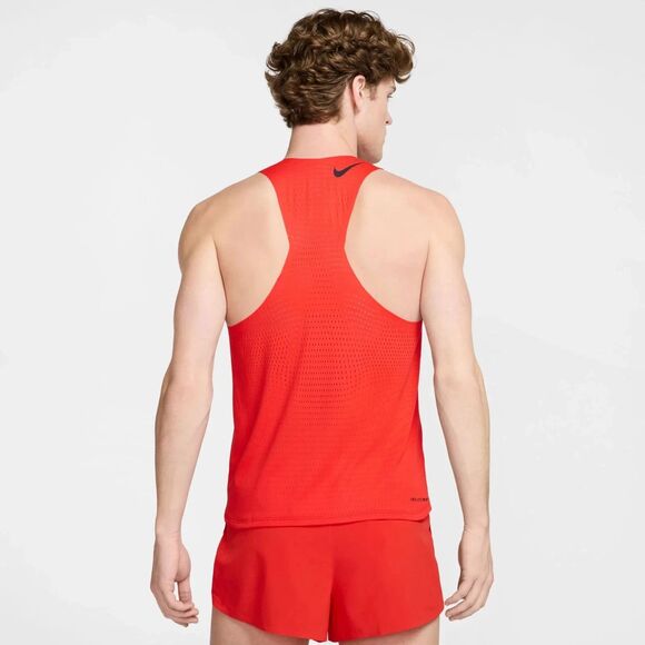 NIKE ADV Aeroswift  Running Singlet Light Crimson Slim Tank FN4231-696 Men’s 2XL - Picture 3 of 9